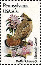 FindYourStampsValue: PENNSYLVANIA - State Birds and Flowers