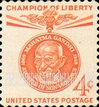 FindYourStampsValue: MAHATMA GANDHI - Champion of Liberty