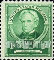 FindYourStampsValue: FAMOUS AMERICAN EDUCATORS - Horace Mann