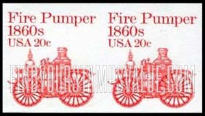 FindYourStampsValue: FIRE PUMPER 1860s - Transportation, Coil Stamps