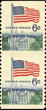 FindYourStampsValue: FLAG AND WHITE HOUSE
