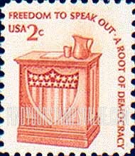 FindYourStampsValue: SPEAKER'S STAND - Americana Issue