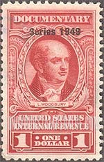 FindYourStampsValue: DOCUMENTARY ISSUE - Levi Woodbury