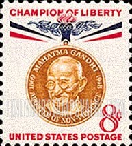 FindYourStampsValue: MAHATMA GANDHI - Champion of Liberty