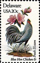 FindYourStampsValue: DELAWARE - State Birds and Flowers