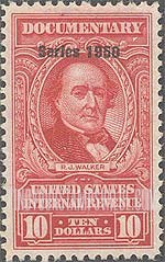 FindYourStampsValue: DOCUMENTARY ISSUE - R.J. Walker