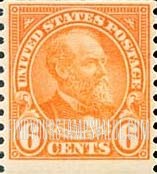 FindYourStampsValue: JAMES A. GARFIELD, Coil Stamp