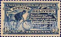 FindYourStampsValue: SPECIAL DELIVERY - Bicycle Messenger