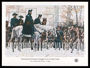 FindYourStampsValue: AMERICAN BICENTENNIAL, Souvenir sheet of 5 stamps
