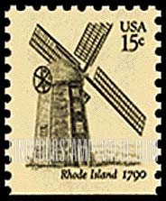 FindYourStampsValue: WINDMILLS - Old Windmill, Portsmouth, booklet stamp