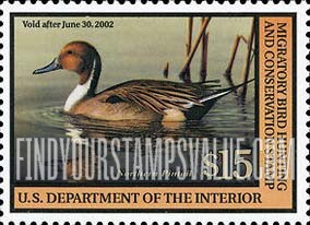 FindYourStampsValue: NOTHERN PINTAIL