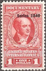 FindYourStampsValue: DOCUMENTARY ISSUE - Levi Woodbury