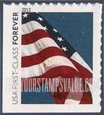 FindYourStampsValue: FLAG, Self-Adhesive Booklet stamp