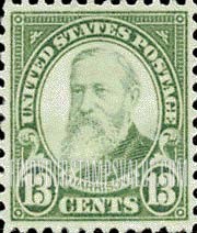 FindYourStampsValue: BENJAMIN HARRISON