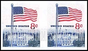 FindYourStampsValue: FLAG AND WHITE HOUSE