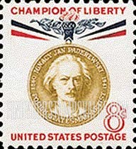 FindYourStampsValue: IGNACY JAN PADEREWSKI - Champion of Liberty