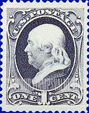 FindYourStampsValue: BENJAMIN FRANKLIN