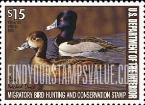 FindYourStampsValue: RING-NECKED DUCKS