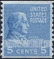 FindYourStampsValue: PRESIDENTIAL ISSUE - James Monroe, Coil Stamp
