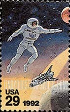 FindYourStampsValue: SPACE ACCOMPLISHMENTS - Cosmonaut, U.S. Space Shuttle