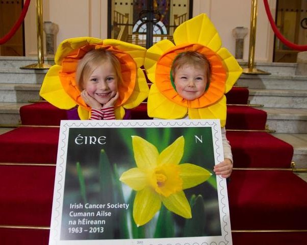 Daffodil stamp marks Irish Cancer Society 50th Anniversary
