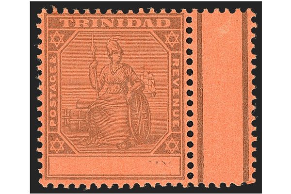 The 1901 Trinidad one pence was a star at a Siegel auction. The rare item was sold for US$37,500