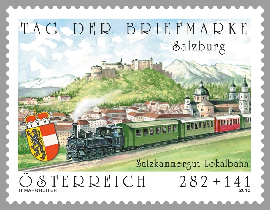 Stamp Day 2013 commemorated on a new Austrian stamp