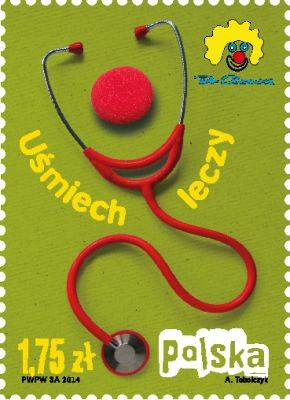 Smiling stamps from Polish Post