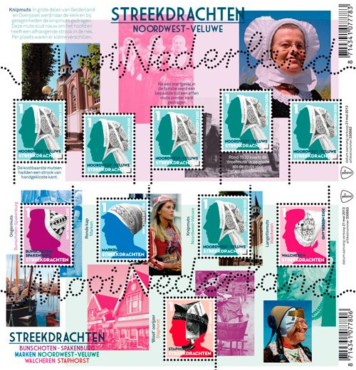 Beautiful Netherlands – Regional Costumes stamps