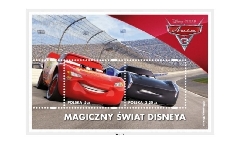 The magical Disney world immortalized on two stamps. A bright souvenir introduced by Poland Post