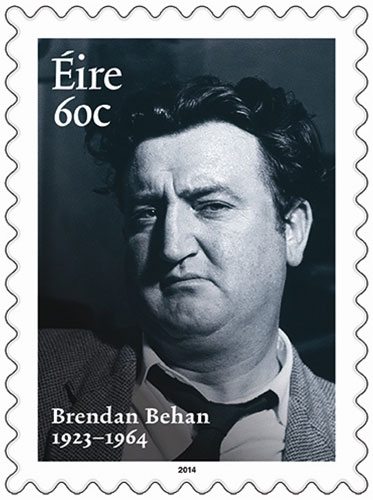 Brendan Behan commemorated on new Irish stamp