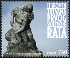 Stamp issue commemorating the victims of the deadliest war
