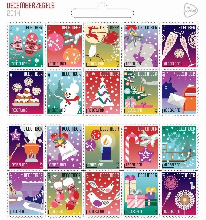 Netherlands introduced its Christmas stamp edition