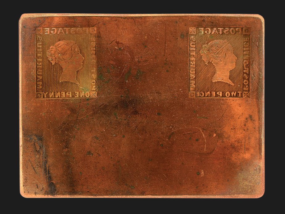 The 1847 Mauritius copper plate led a sale at David Feldman Auction.The item was sold for US$1.1m!