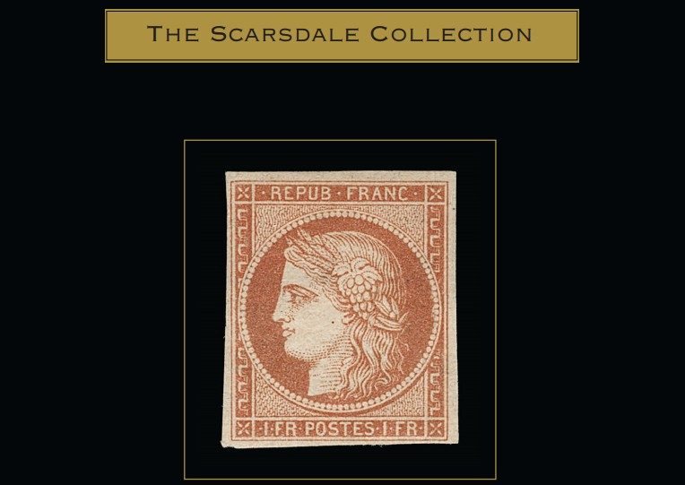 Siegel International offers the Scarsdale collection at the next auction. A great range of rare France stamps are to be sold