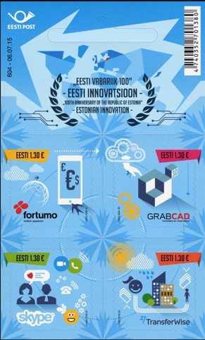 Smart ideas born in Estonia – new stamp issue released
