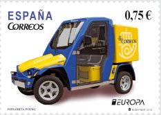 EUROPA. Postal Van stamp from Spain