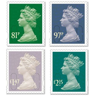 Definitives 2014 from the Royal Mail