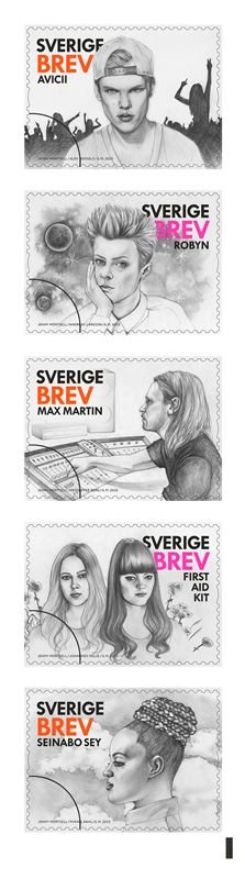 Sweden is paying tribute to their pop musicians