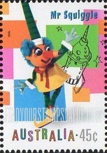 FindYourStampsValue: Children’s Television Programs: “Mr. Squiggle”