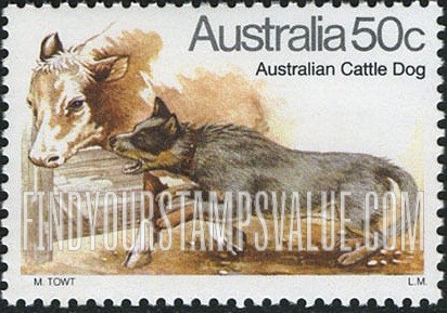 FindYourStampsValue: Australian cattle dog