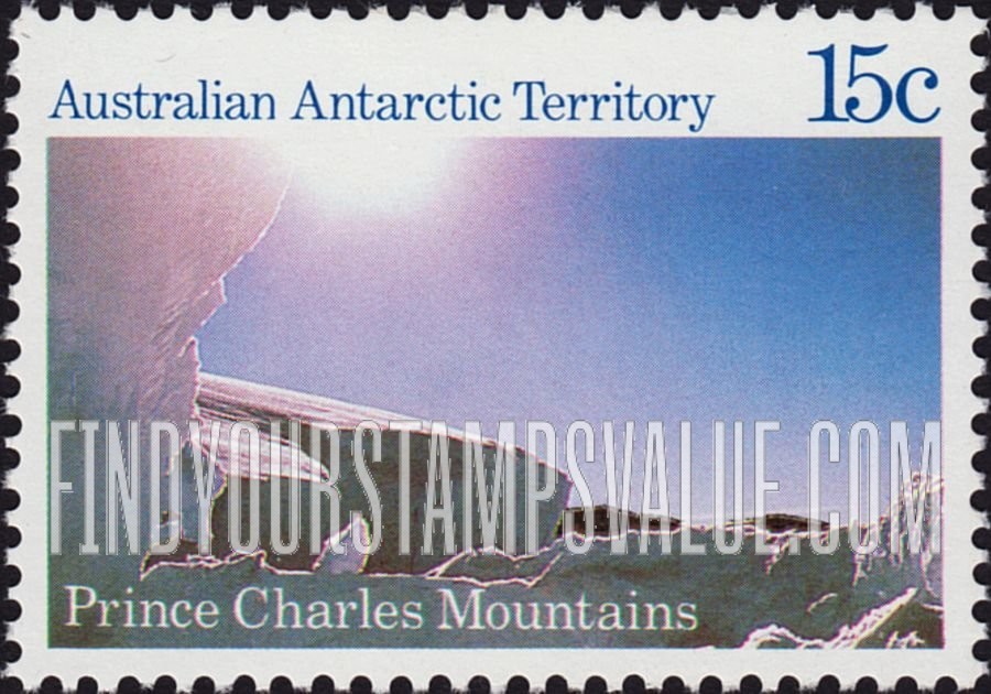 FindYourStampsValue: AUSTRALIAN ANTARCTIC TERRITORY: Prince Charles Mountains
