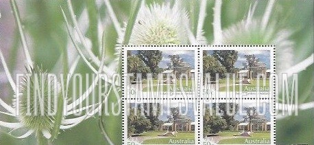 FindYourStampsValue: Botanical Gardens: Botanic Gardens of Adelaide