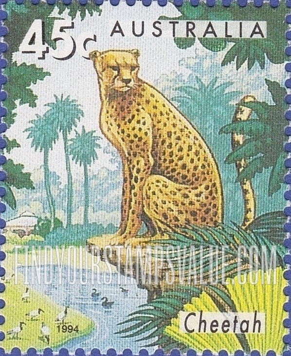 FindYourStampsValue: Cheetah, vertical