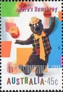 FindYourStampsValue: Children’s Television Programs: “Here’s Humphrey”
