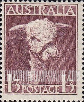 FindYourStampsValue: Hereford Bull