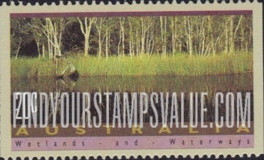 FindYourStampsValue: Wetlands: Noosa River, Queensland