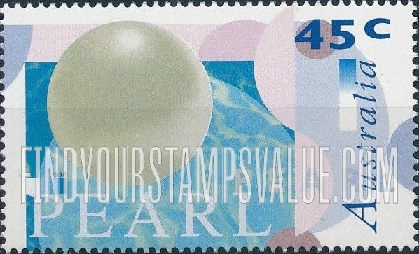 FindYourStampsValue: Gems Type of 1995: Pearl