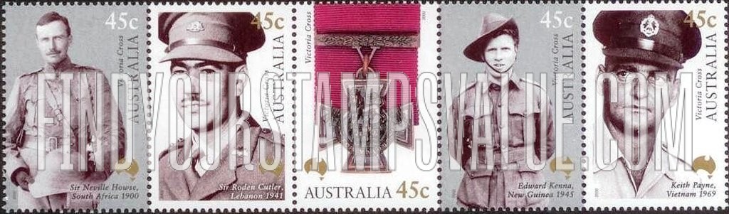 FindYourStampsValue: Australian Victoria Cross, Centennial