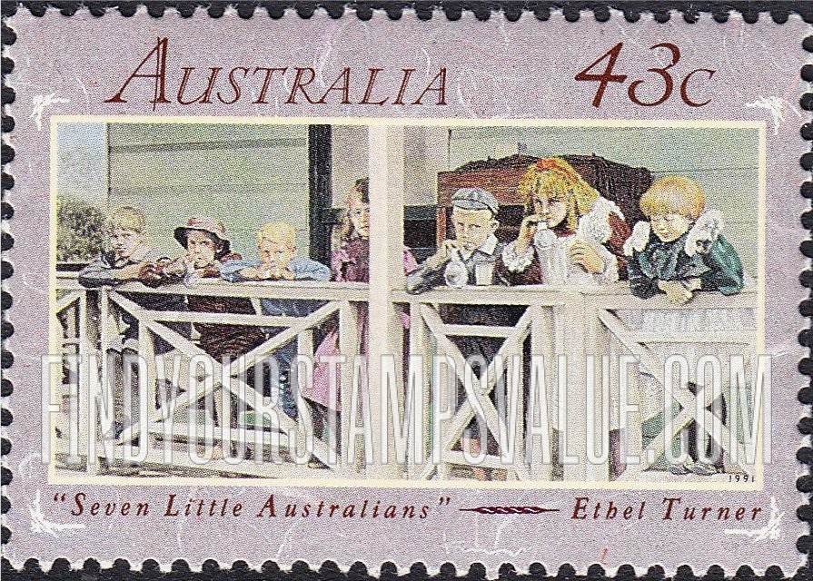 FindYourStampsValue: Australian Literature of the 1890’s: Seven Little Australians by Ethel Turner